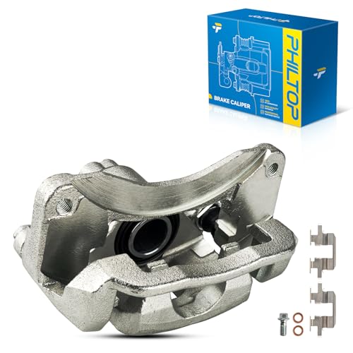 Image of PHILTOP Rear Left Brake Caliper w /o Pads Compatible with 2000-2004 Outback, 2000-2004 Legacy, 2003-2006 Baja, OE# 19-B2583, Replacement Disc Brake Caliper Assembly