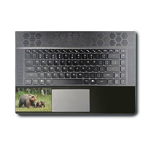 Image of MightySkins Skin Compatible with Alienware X16 R1 (2023) Full Wrap Kit - Grizzly | Protective, Durable, and Unique Vinyl Decal wrap Cover | Easy to Apply, Remove, and Change Styles | Made in The USA