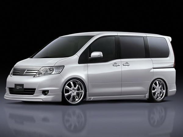 セレナ c25  スポイラー セレナ C25 前期・後期用 リアハーフスポイラー エアロパーツ MISSION