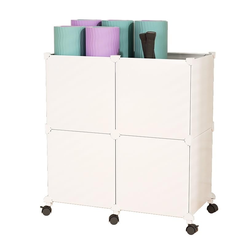 Soporte blanco para raquetas de tenis y bádminton