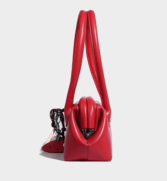 Baseball Heart Charm Crossbody Bag for Women Adjustable Strap Baguette Shoulder Purse Casual Vintage Handbag Daily3