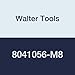 Walter Tools 8041056-M8 Paradur Solid Carbide Machine Tap, TICN Finish, 8 mm Shank Diameter, 1.25 mm Thread Length, 20 mm Cutting Length, 90 mm Overall Length, M8 Cutting Diameter