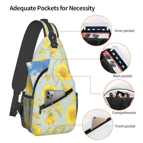 Bolso cruzado tipo sling Black para hombres y mujeres miniatura 4