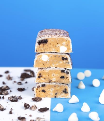 Anabar Protein Bar, The Protein-Packed Candy Bar, Amazing Tasting Protein Bar, High Protein, 20g of Protein (12 Bars, White Chocolate Cookies & Creme)