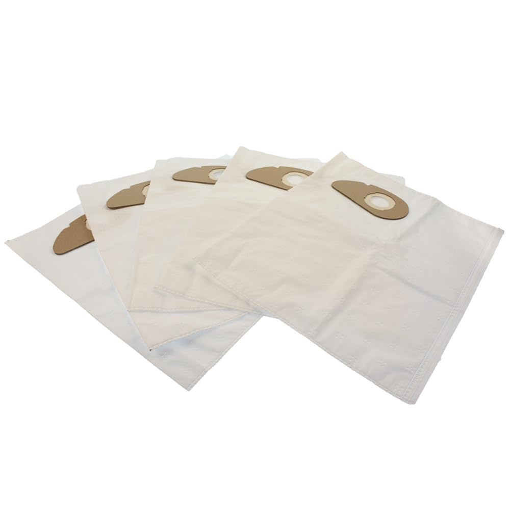 5 PCS . Vacuum Cleaner Bags Compatible with Nilfisk Buddy II 12L / 18L - Replacement Dust Bags