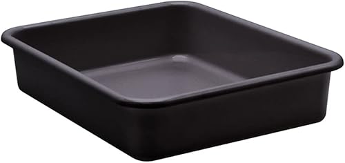 Teacher Created Resources Bandeja grande de plástico negro para cartas, 1 unidad (paquete de 1)