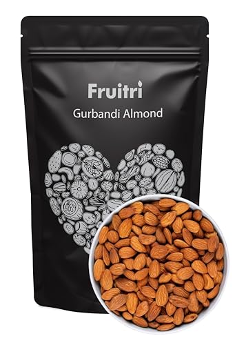 Image of Fruitri Organic Gurbandi Almond Kernels, mamra badam, rich oil (200), Organics 100% Pure Afghan Gurbandi Badam /Almonds /Choti Giri