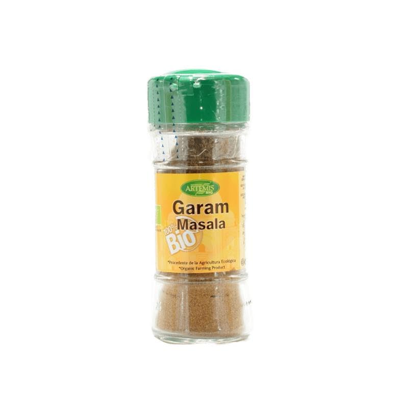 Condimento Garam Masala Bio 25g | Artemis | Mezcla de Especias Indias | Ecológica y Vegana | Para Currys y Cocina Oriental