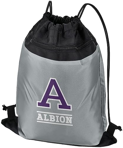 Campus Lab Albion College Primary Logo Drawstring Backpack Bag Sackpack