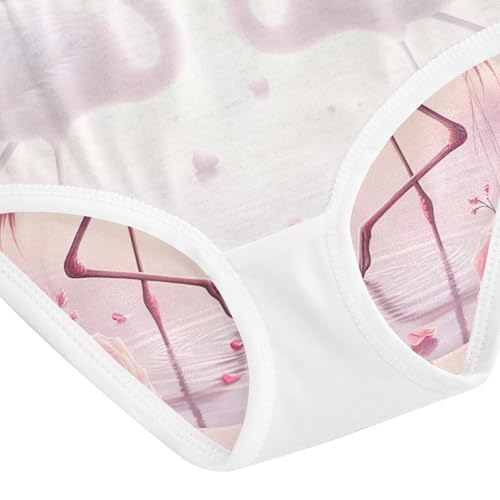 Flamingos Undies for Toddler Girls, Girls Panties, 2T–8 Years4