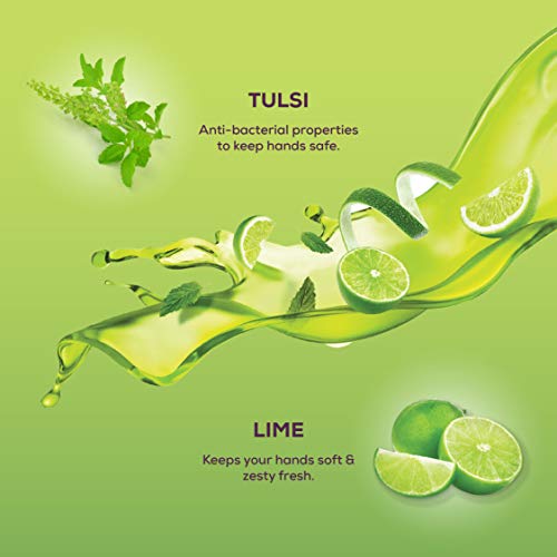 Image of Santoor Fresh Gentle Hand Wash, 750ml with Natural goodness of Sweet Lime Peel & Tulsi