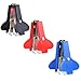 Cosmos 3 PCS Extra Wide Steel Jaws Style Staple Remover (Black, Red, Blue)