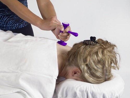 Miniatura 3 de Amethyst TheraPress Herramienta de masaje de punto gatillo para masaje de tejidos profundos que alivia el dolor de pies, hombros, cuello, espalda,