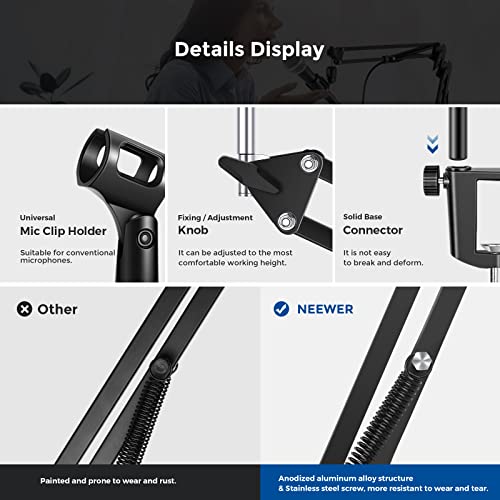 Neewer 21000030 Microphone Arm Stand thumb #5