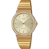 reloj casio dorado mujer precio Correa de acero inoxidable Casio Reloj Analógico para Unisex Adultos de Cuarzo con Correa en Acero Inoxidable MQ-24G-9EEF