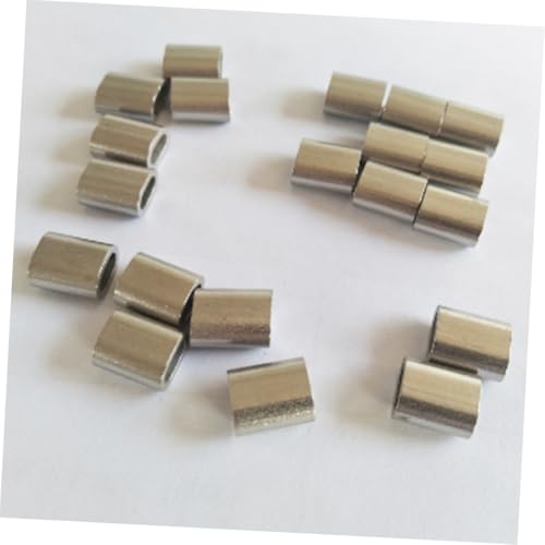 Kit de 110 piezas de tensores de acero inoxidable con ojo para cable, accesorios para tensión de cuerda incluye poleas, correas con ojos y tornillos miniatura 6
