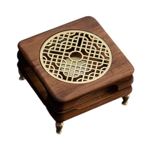 BNF®Teapot Warmer Portable Tea Tray Traditional Tea Warmer for Heating Tea Dark Brown|Home & Garden | Kitchen, Dining & Bar | Dinnerware & Serving Dishes | Teapots