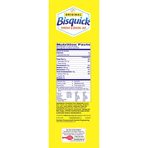 Image of Betty Crocker Bisquick Pancake and Baking Mix, Original, Makes About 145 Pancakes, Giant Size, 96 oz (Pack of 2)