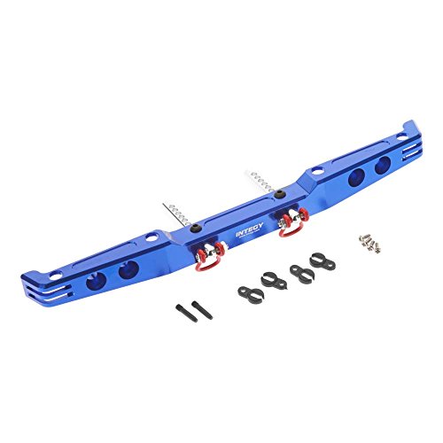 Integy RC Upgrades for Axial, Billet Machined Alloy Rear Bumper for Axial SCX-10, Dingo, Honcho