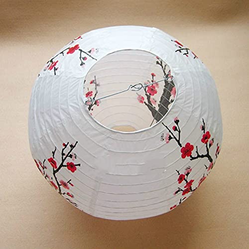 Lanterna Carta Stile Orientale 12 Pollici - Multicolore - Arredo Deco Per Interni/Esterni
