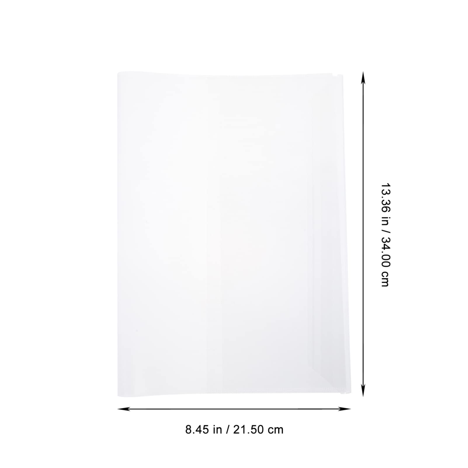 NUOBESTY 50pezzi Copertina Trasparente Per Libri Copertina in Pvc Per Libri Di Testo Di Robusta e Durevole