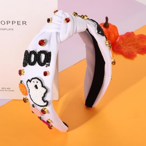 Halloween Headband for Women, Rhinestone Beaded - image 3