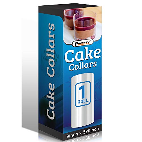 Cake Collars 8 x 591inch 150micron Thickness Cake Film Transparent Acetate Sheets for Baking Best Choice for Decorating Mousse Chocolate Pastry and Making Other Cakes