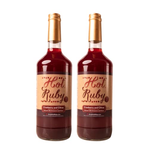 Gift Pack 2 Hot Ruby Cranberry Cider 32 ounce