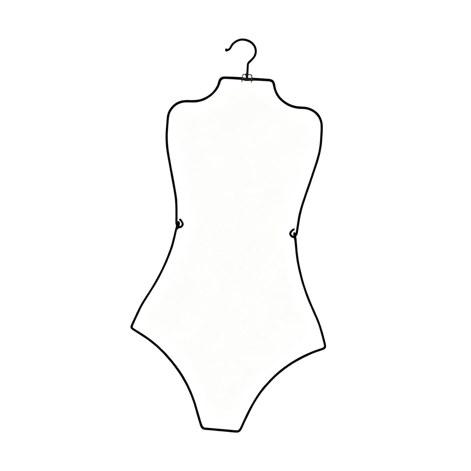 Sharplace Swimsuit Hanger Lingerie Hanger Bathing Suit Hanger Display Hanger,Bikini Hanger Body Shape Display Rack Adults Accessories,