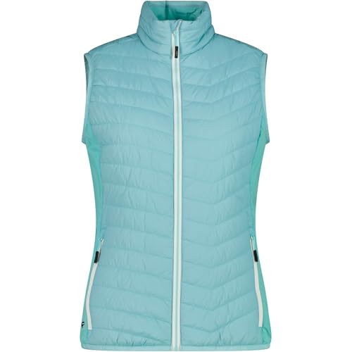 Gilet hybride CMP Femme couleur lagoon S : chaleur du buste et confort pour marche nordique
