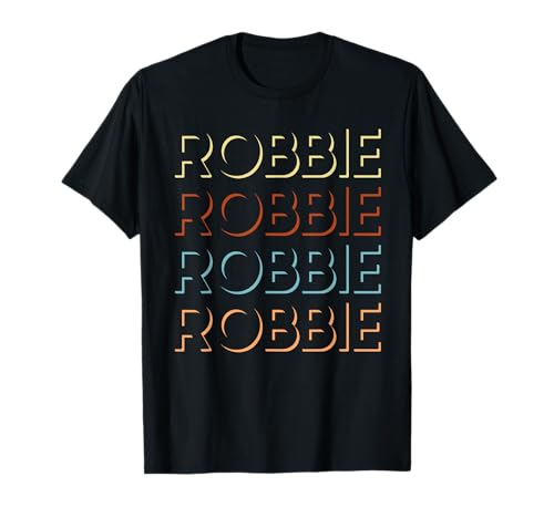 Robbie First Name T-Shirt My Personalized Tee Named T-Shirt