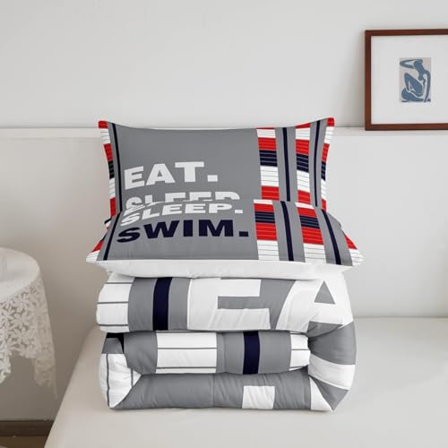 Image of Feelyou Kids Swim Bedding Set Toddler Size 3Pcs for Boys Girls Teens