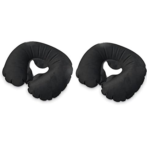 2 Pack Inflatable Neck Pillows by MagiDeal Cover