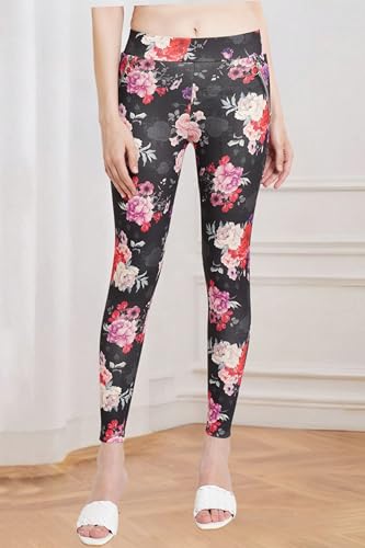 Image of POPWINGS Casual Solid Jeggings for Women || Jeggings for Women High Waist || Stylish Western Women Jeggings for Summer Wear Multicolour