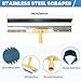 Self-Levelling Cement Tool Kit, Epoxy Floor Kit, Spike Roller for Self Leveling, Floor Leveling Tools with Epoxy Roller, Epoxy Shoes Spikes, Self-Leveling Rake, Stainless Steel Scraper, Extension Rods