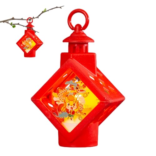Uozonit Faroles chinos – Faroles de boda iluminados para festival de primavera chino 2024 – Decoración decorativa de dragón impreso para decoración de bodas y festivales de faroles