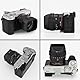 Haoge LH-S245N Gegenlichtblende für Sony FE 50 mm F2.5 G FE 40 mm F2.5 G FE 24 mm F2.8 G Gegenlichtblende mit Kappe