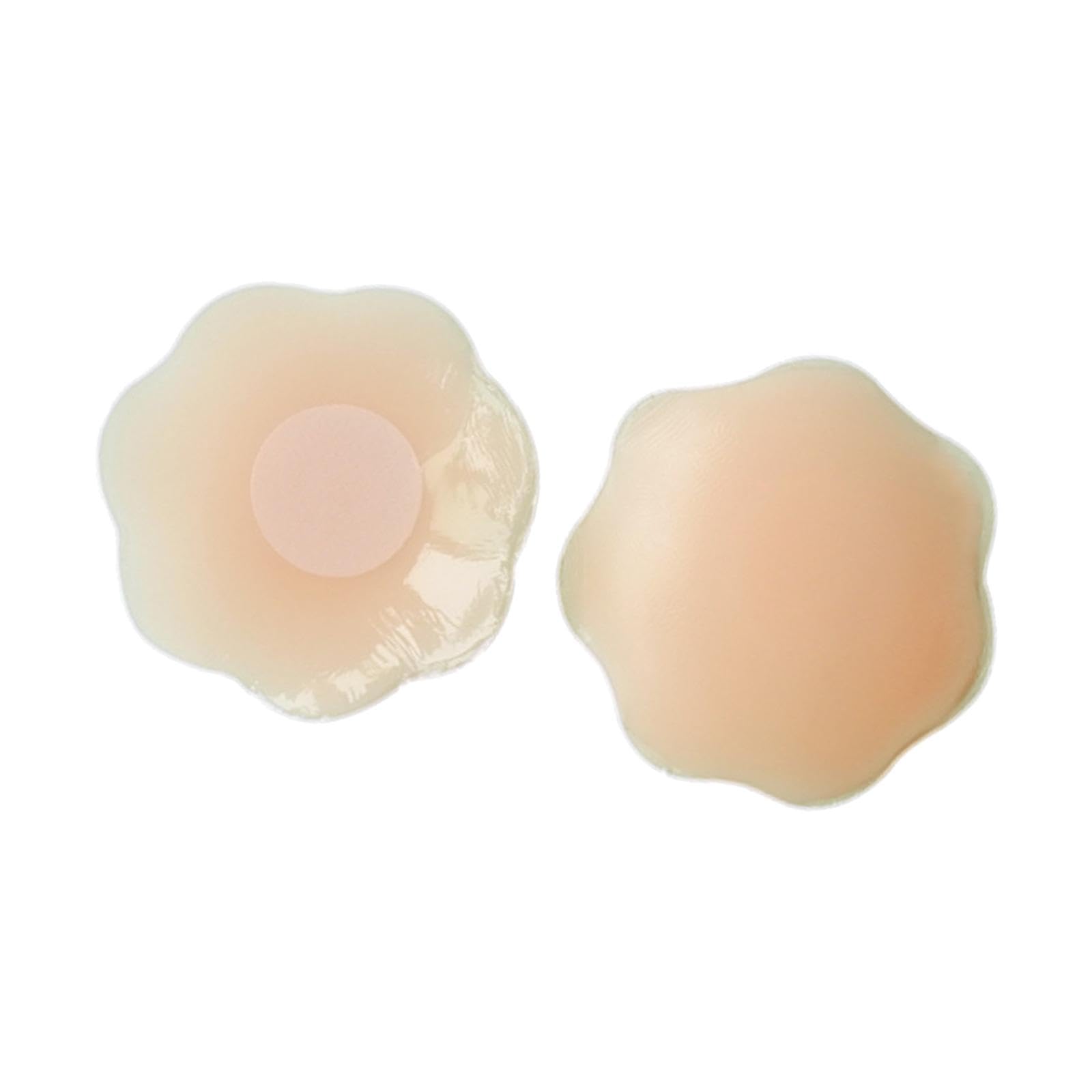 Women Breast Cover Silicone Summer Breast Pad for Evening Dress Deep V Dress Skin Color Flower-image-13
