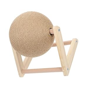 HOUDERCO Drehbar Kratzspielzeug für Katzen