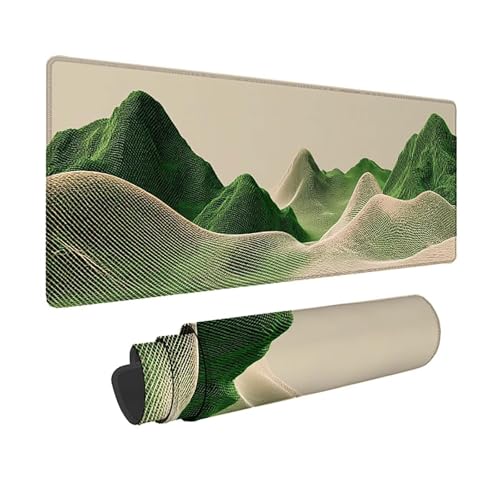 Tapis de souris montagne étanche avec bords cousus anti-effilochage 3mm
