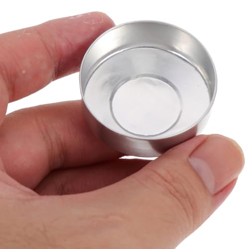 VILLCASE アルミ製キャンドルカップ50個セット ティーライトキャンドル用金属製容器 耐久性あるキャンドルホルダートレイ DIYクラフト用イン [4]