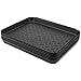Produktbild NGOSUET 6 Stück 35 x 27.5 x 3 cm Schuhablage Schuhabtropfschale, Schuhabtropfschale Groß, Schuhablage Schuhwanne Schuh Abtropfschalen Schuhschale für Innenbereich und Außenbereich, Schwarz