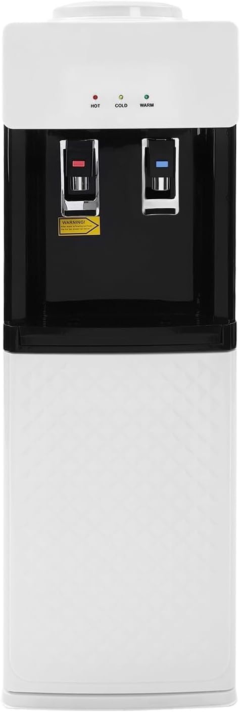 Top-Fill Water Dispenser, Cooler with Over-Temperature Protection, hot and Cold