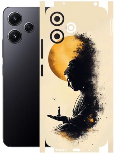 Image of AtOdds - Full Body Back Screen Guard Protector Film - Lamination Wrap Skin Sticker Compatible with Poco M6 PRO (5G) | Scratchproof Matte Finish (Divine)