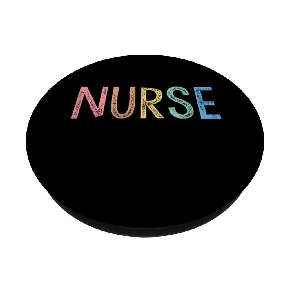 Nurse Educator Best Nurse Doctor Hospital Medical Love Stude PopSockets Swappable PopGrip, Black - Image 2