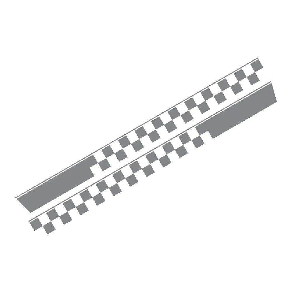 Graphics Racing Sport Camper Van Decals Vinyl Stickers Auto Tuning Accessories(Glossy Gray)