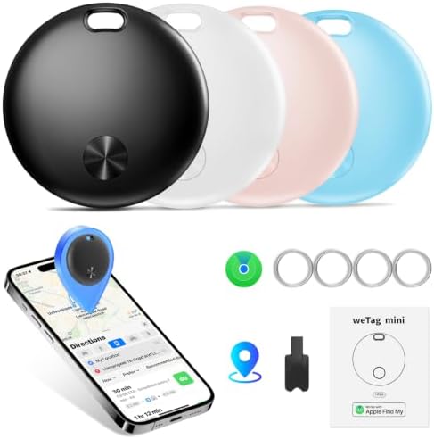 2026 Smart Tracker Tags-4 Pack, Bluetooth Tracker Work with Apple...