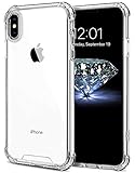 iPhone Xs Max Case, Protective Hard PC iPhone Xs Max Cover [Ultra Lightweight] Anti-Scratch Reinforced Corner Protection Bumper Case for iPhone Xs Max 2018 - Crystal Clear
