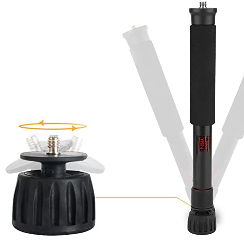 Camera Monopod Easy to Carry, Foldable Design, for Mounting SLR Camera, Mirrorless Camera, Flash (P-256A)