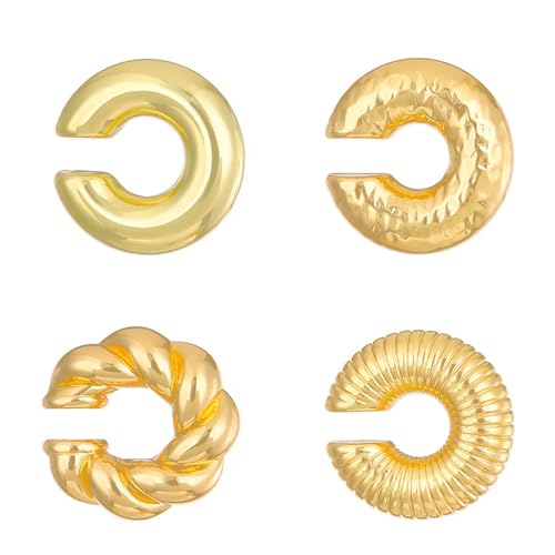 QKEPCY Orecchini da Donna Ear Cuff Orecchini Senza Buco Oro Grandi Cartilagine Chunky Non Penetranti Orecchini a Clip per Ragazze Ipoallergenici Moda Gioielli Regalo di Gioielli QKEPCY Orecchini da Donna Ear Cuff Orecchini Senza Buco Oro Grandi Cartilagine Chunky Non Penetranti Orecchini a Clip per Ragazze Ipoallergenici Moda Gioielli Regalo di Gioielli